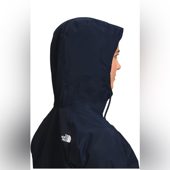 THE NORTH FACE Womans Antora Rain Hoodie Summit Navy Summit Navy Abstract Floral - Picture 9 of 9